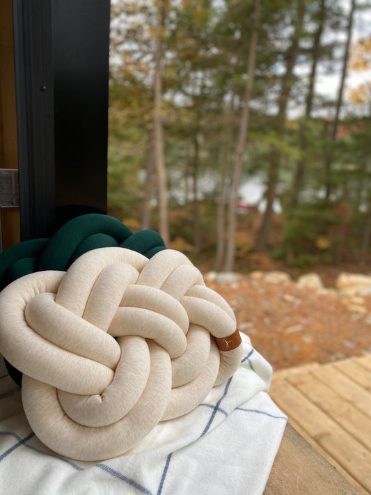 Cloud Knot Pillow