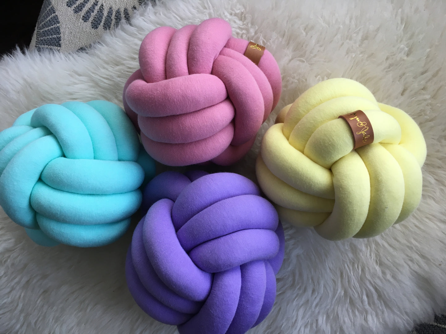 Mini Knot Pillow - See more Knot Pillows & Cushions at JujuAndJake.com